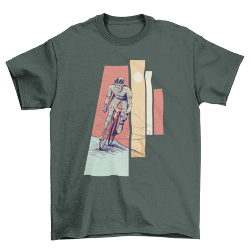 Male cyclist t-shirt