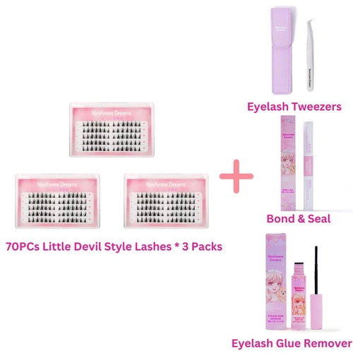 70PCs Little Devil Style Lashes