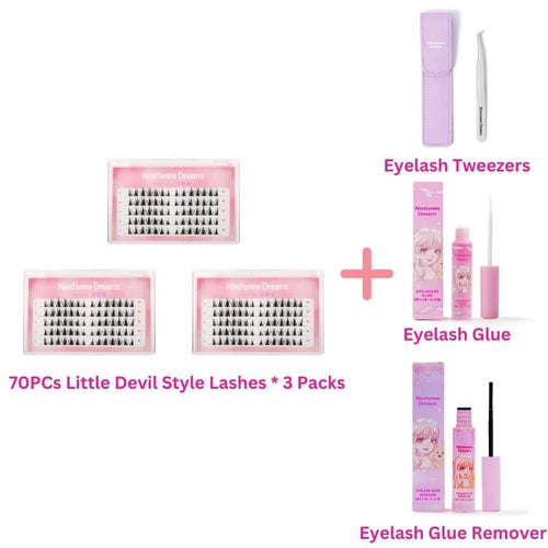 70PCs Little Devil Style Lashes