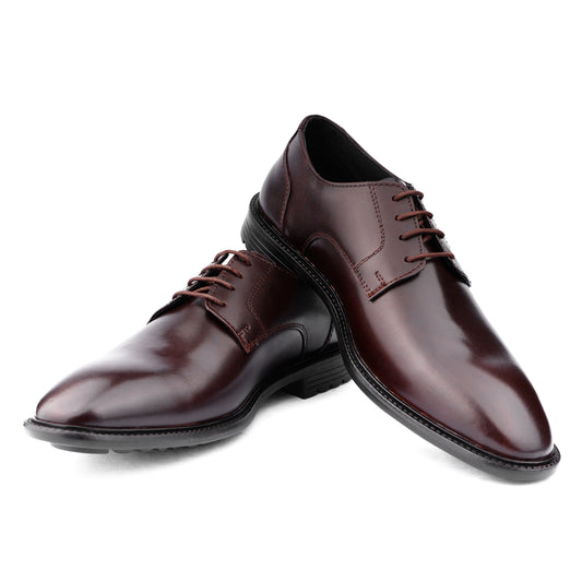 Handmade Premium Italian Leather Derby Shoes For Men (Size-UK-9)