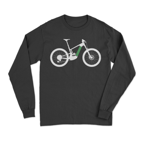 E Bike Men Long Sleeve Shirt
