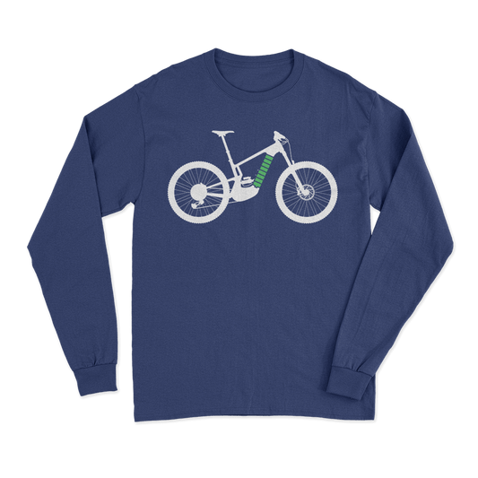 E Bike Men Long Sleeve Shirt