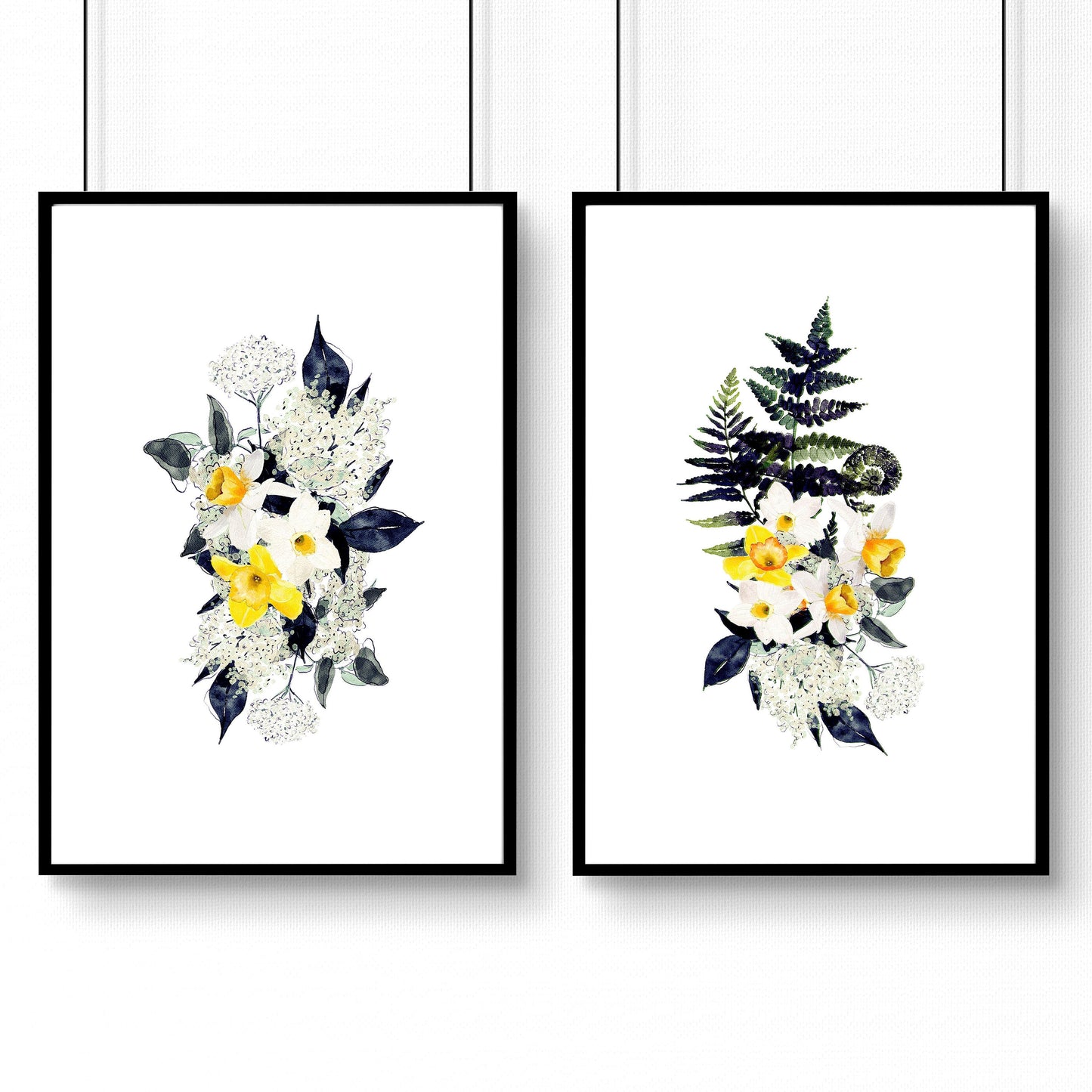Large artwork | set of 2 pictures for hallway