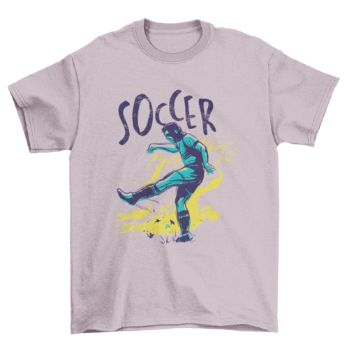 Soccer Grunge Color T-shirt Design