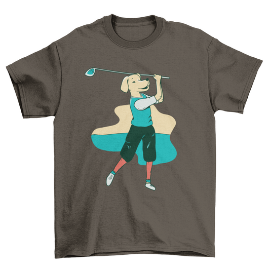 Golf Dog T-shirt