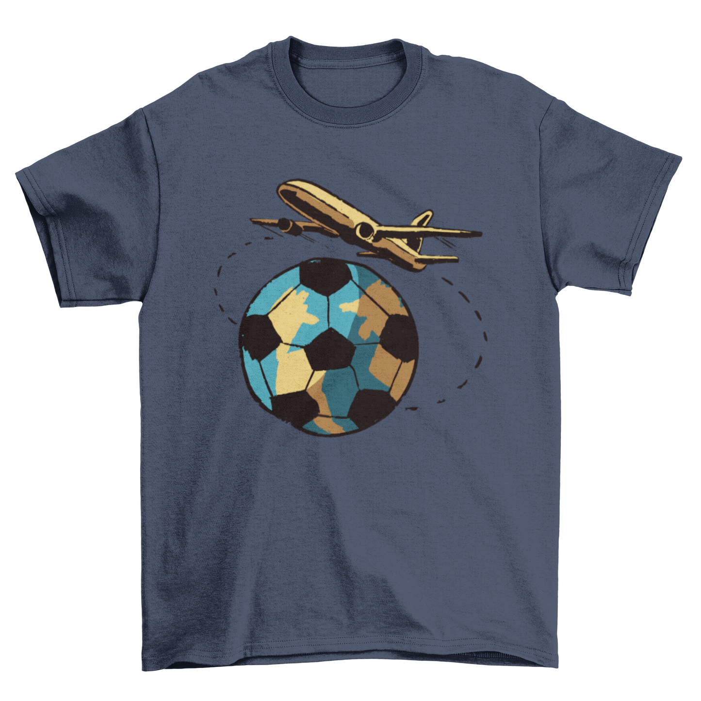 Travel Football T-shirt Design