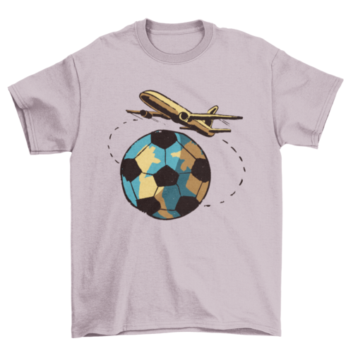 Travel Football T-shirt Design