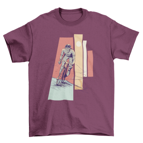 Male cyclist t-shirt