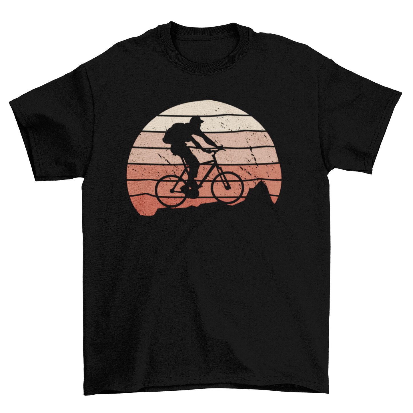 Mountain bike silhouette t-shirt
